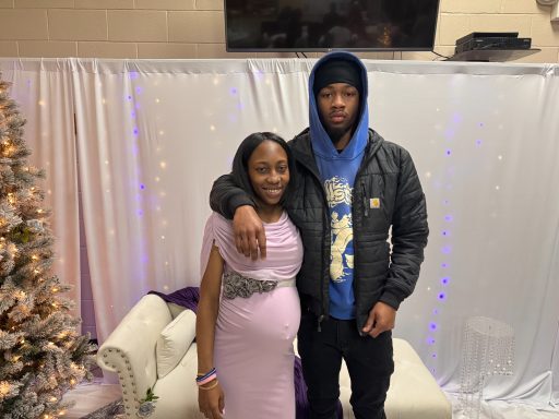 Jahliem and Ciona (Iggy) and the great grand baby
