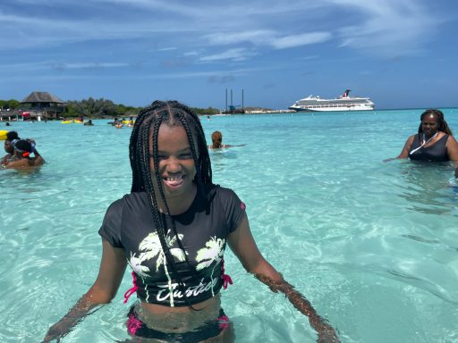 Nevaeh in the Bahamas